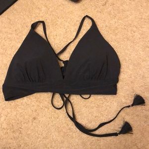 Lands’end swim top-new never worn! Lace up back